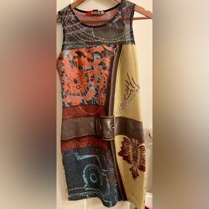 Sleeveless desigual dress size M